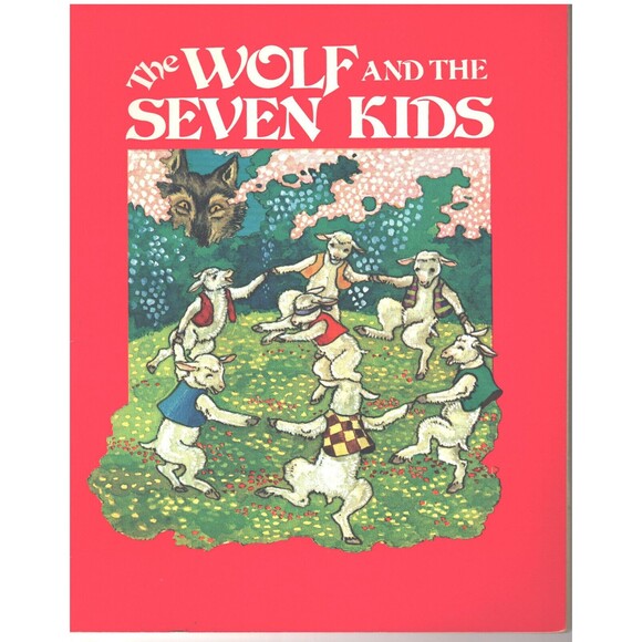 VTG The Wolf and The Seven Kids By Brothers Grimm 1979 Troll Associates Paperbac - Picture 1 of 6